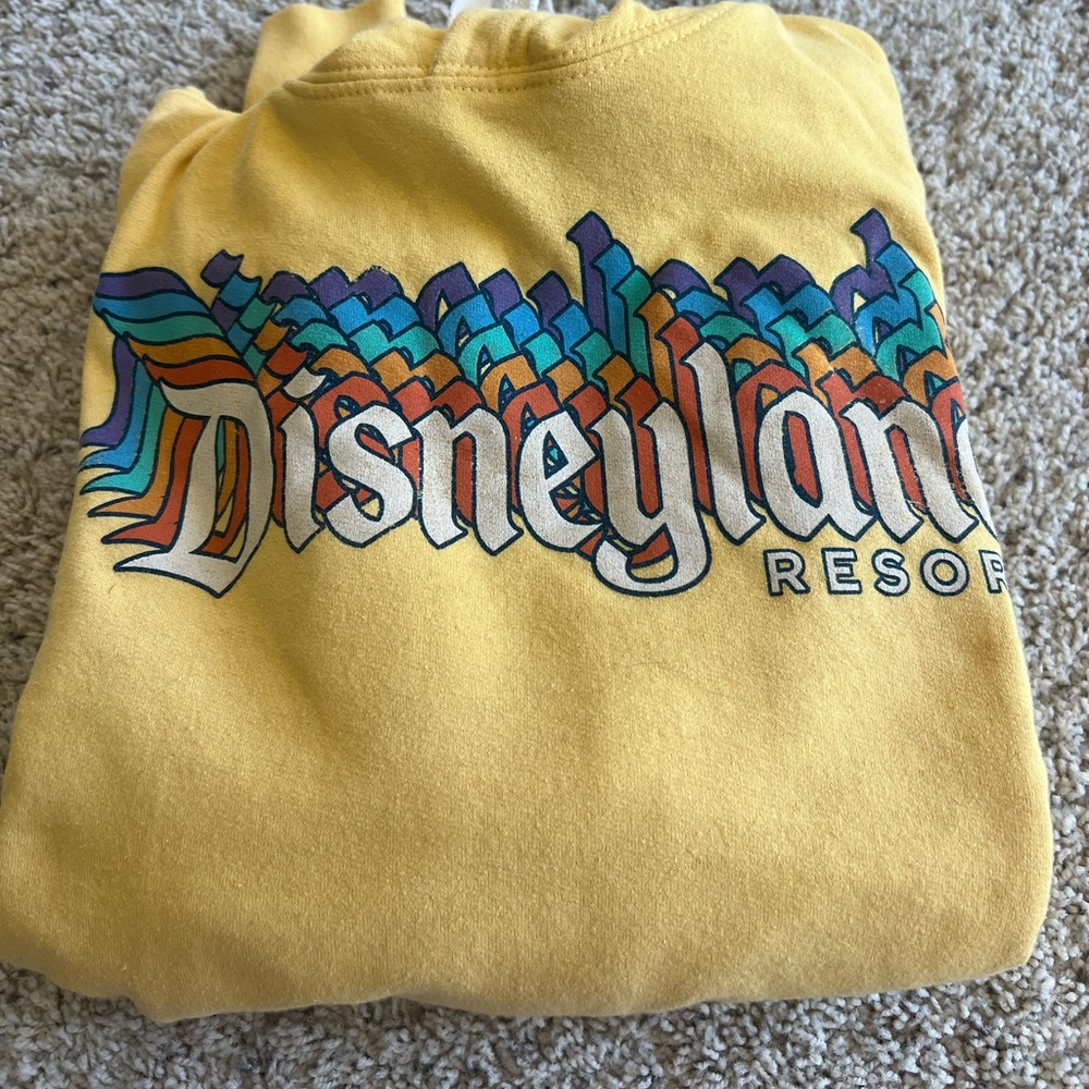 Disneyland Resort Yellow Sweatshirt